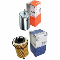 MAHLE / KNECHT Set Filterpaket Kraftstofffilter KL 79 Ölfilter OX 188D
