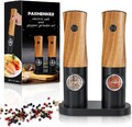 Salz und Pfeffermühle Elektrisch 2er Set: - Elektrische Pfeffer und Salzmühle