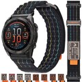Nylon Loop Armband Für Garmin Fenix E 8 47/51mm 7 7X 6 6X Epix Pro 5 5X Instinct