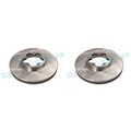 2x RAP BRAKES BREMSSCHEIBEN 308mm BELÜFTET VORNE passend für FORD TOURNEO TRANSI