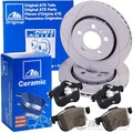 ATE PowerDisc BREMSSCHEIBEN + CERAMIC BELÄGE VORNE passend für OPEL ASTRA J
