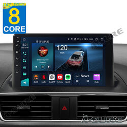4G+64G Android 14 Autoradio GPS NAVI WIFI BT Apple CarPlay Für Mazda 3 2014-2018