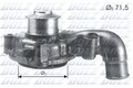 DOLZ Wasserpumpe (F165) für Ford Fiesta IV III Courier Orion Escort VI V P 100