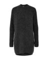 MSCH Ellen Rib Pullover Pulli Longsleeve Sweatshirt Sweater Schwarz Grau Alpaca