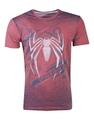 Spiderman - Acid Wash Spider Men's T-Shirt Red Neu Top