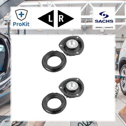 2x ORIGINAL® Sachs Reparatursatz, Federbeinstützlager Vorne für VW Polo