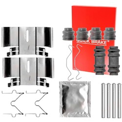 QUICK BRAKE MONTAGE-SATZ BREMSBELÄGE ZUBEHÖR HINTEN passend für NISSAN TERRANO 