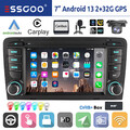 Autoradio DAB+ Android 13 32G Carplay GPS WIFI RDS KAM Für Audi A3 S3 RS3 8PA 8P