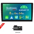 10,1" 6+64 Android QLED Doppel 2DIN Autoradio CarPlay DSP GPS Navigation 4G LTE