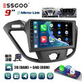 Apple Carplay Autoradio Android 13 64G GPS Cam Für Ford Transit Custom 2012-2021