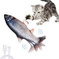 Katzenspielzeug Elektrischer Fisch Pet Flippity Moving Fish Cat Toy Floppy Katze