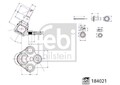 FEBI BILSTEIN Trag-/Führungsgelenk 184021 für TOYOTA