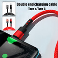 USB C auf USB C Ladekabel 1m Typ C Kabel 60W Schnellladekabel für Samsung Apple