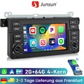 DAB+ 2+64GB Carplay Android 13 Autoradio Für BMW 3er E46 M3 GPS Navi SWC WiFi BT