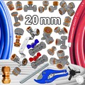 20mm alle Schraubfittings für Aluminium Mehrschichtverbundrohr für 20 x 2,0mm