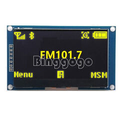 Yellow 2.42" inch OLED Display 128x64 SSD1309 SPI Serial Port Module For Arduino