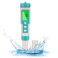 5-in-1 Wasserqualitäts-Testgerät pH TDS EC Salzgehalt Temperatur Tester