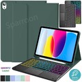 Bluetooth Tastatur Hülle Mit Touchpad für iPad 11/10/9/8th Air M3 Pro 11 QWERTZ