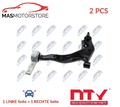 LINKS RECHTS QUERLENKER SATZ VORNE NIEDRIGER NTY ZWD-NS-104 2PCS V NEU