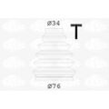 1x Faltenbalgsatz, Antriebswelle SASIC 2933203 passend für CITROËN FIAT DS