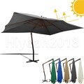 Ampelschirm 4x3m Ampelschirm Gartenschirm Strandschirm Sonnenschirm Terrassen