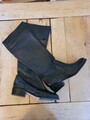 Buffalo Leder Stiefel Damen Gr.41 , Schwarz, Neuwertig