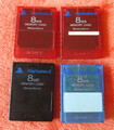 4x Original Sony Playstation 2 PS2 Memory Card - 8 MB Magic Gate