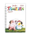 Helme Heine Familienplaner Buch A5 2024. Familienkalender mit 5 Spalten. Liebevo