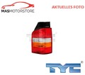 RÜCKLEUCHTE HECKLEUCHTE TYC 11-0622-01-2 P FÜR VW TRANSPORTER V,MULTIVAN V