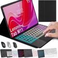 Schutzhülle Für Lenovo Tab M11 11" TB330FU 2024 Bluetooth QWERTZ Tastatur Maus
