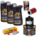 Set Öl 3L Inspektion für KTM LC4-E 640 LC4 400 1997-2002 2 X Ölfilter Zündkerze