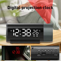 Neu LED Wecker mit Projektion Digital Wecker Temperatur Dimmbar Tischuhr Alarm
