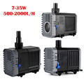 SuperECO Teichpumpe Aquarium Tauchpumpe Bachlaufpumpe 500-2000L/H Wasserpumpe