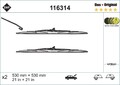 SWF Wischblatt Scheibenwischer DAS ORIGINAL SET 116314 für VOLVO VW AUDI 35I 3A2