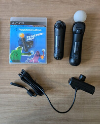 Playstation Move Starter - Set, Motion + Navigation Controller + Kamera + Disc