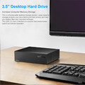 UnionSine 10TB Desktop HDD Externe Festplatte Multimedia Memory Center USB C 3.2
