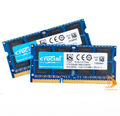 Crucial 8 GB 2Rx8 PC3L-12800S DDR3-1600MHz SODIMM Laptop-Speicher RAM 204Pin lot