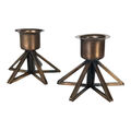 Kerzenhalter Kerzenständer Metall-Kerzenständer für Stabkerzen Ø 2.2 cm 2er Set