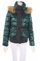 MILESTONE Down Jacket Real Fur Trim I 44 = D 38 dark green