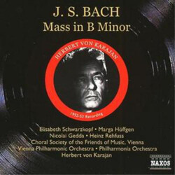 Vienna Philharmonic O Mass in B Minor (Von Karajan, Vpo, Po, Schwarzkopf,  (CD)