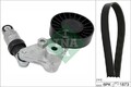 INA 529 0201 10 Keilrippenriemensatz für OPEL Astra G CC (T98) Zafira A (T98)