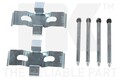 NK 79471248 Zubehörsatz, Scheibenbremsbelag vorne hinten für SEAT VOLVO