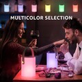 LED Solar Tischlampe Dimmer Innen Außen Garten Terrasse Balkon Tischleuchte DHL