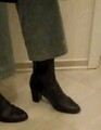 Caprice Damenstiefel schwarz, Gr. 40 / 41 Echt- Leder, gefüttert