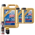 Motoröl 5W30 LIQUI MOLY Longlife Iii 7L+HENGST Ölfilter +Ölschlammspülung