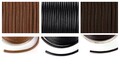 Lederband rund Ø 1 / 1,5 / 2 / 2,5 / 3 / 4 /mm Lederriemen Schnur Lederbänder