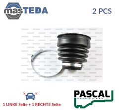 G6F012PC ACHSMANSCHETTE ANTRIEBSWELLE TRANSMISSION END PASCAL 2PCS NEU