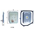 1x Hydraulikfilter, Automatikgetriebe KNECHT HX 147KIT passend für AUDI SEAT