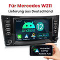 Für Benz E Klasse W211 CLS W219 Autoradio Caplay Android 12 GPS NAV RDS SWC DAB+