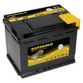Starterbatterie 55Ah 12V 510A Bars Gold SMF Autobatterie ersetzt 50Ah 60 Ah